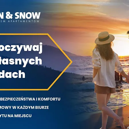 아파트 Sun & Snow Baltic Sun Z Basenem I Placem Zabaw